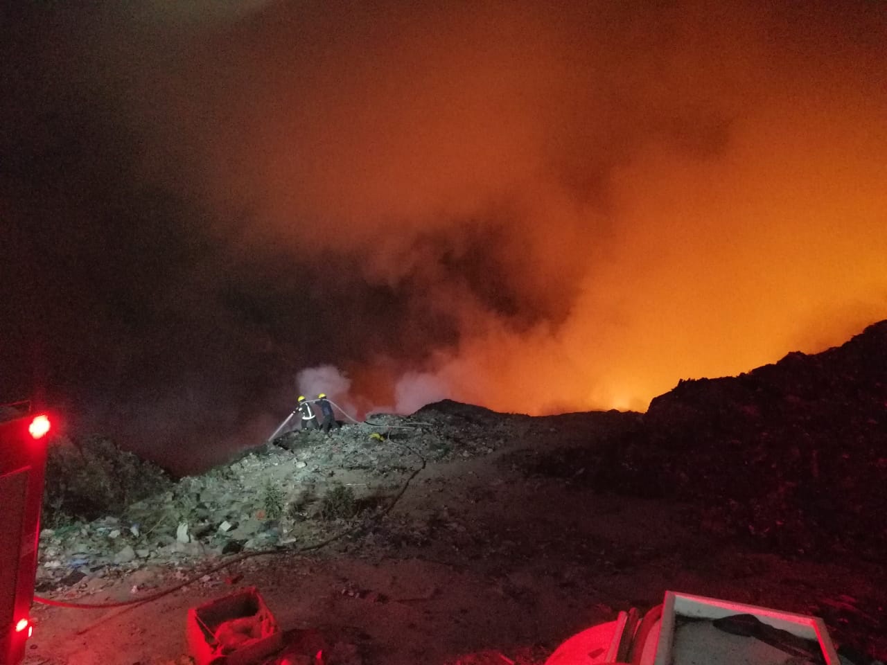 Controlan INCENDIO en el relleno sanitario de Panotla – Enfoque ...