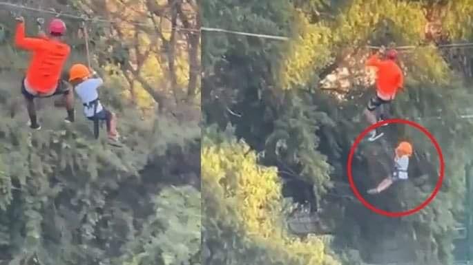 Niño cae desde una Tirolesa a 12 metros de altura en Nuevo León ...